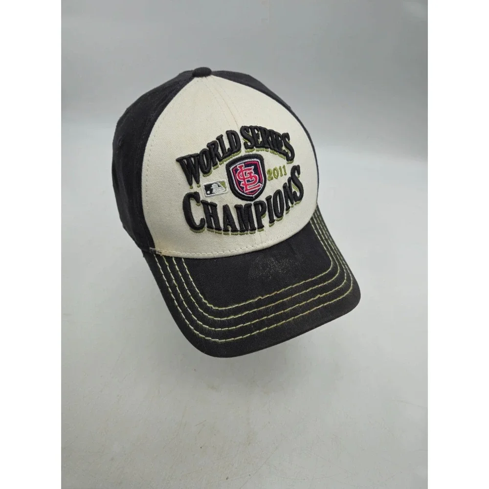 New‎ Era St. Louis Cardinals Hat Baseball Cap 2011 World Series Champs M/L OSFM